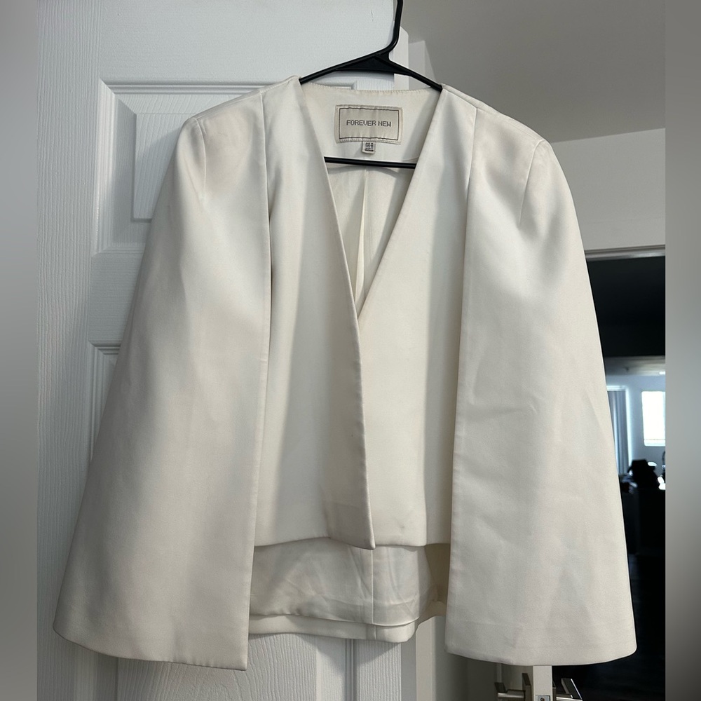 White Cape Blazer - image 1
